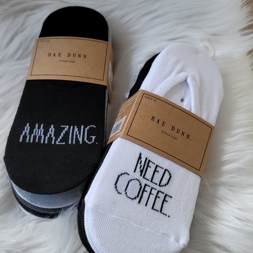 Coffee & Positivity Socks No Show Liner Style
